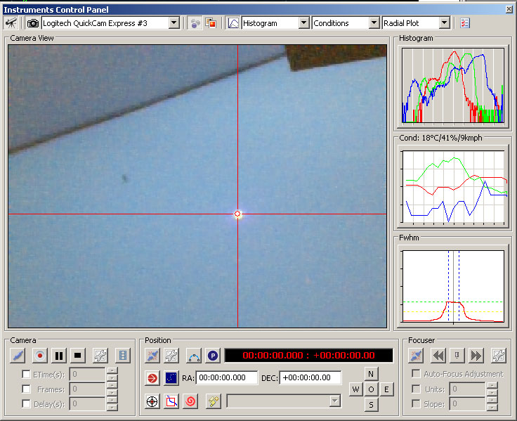 Telescope control software module